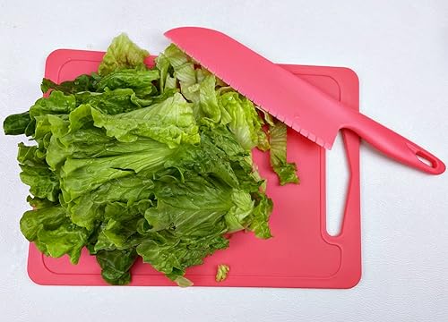 Vista 4 de jawbush Cuchillo profesional de ensalada y pan de 11 pulgadas, cuchillo de lechuga de plástico para verduras, frutas, pasteles, cuchillo de chef 1