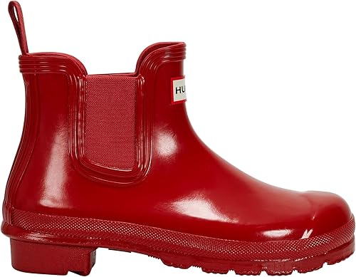 Miniatura 5 de Hunter Botas estilo Chelsea brillantes originales, para mujer