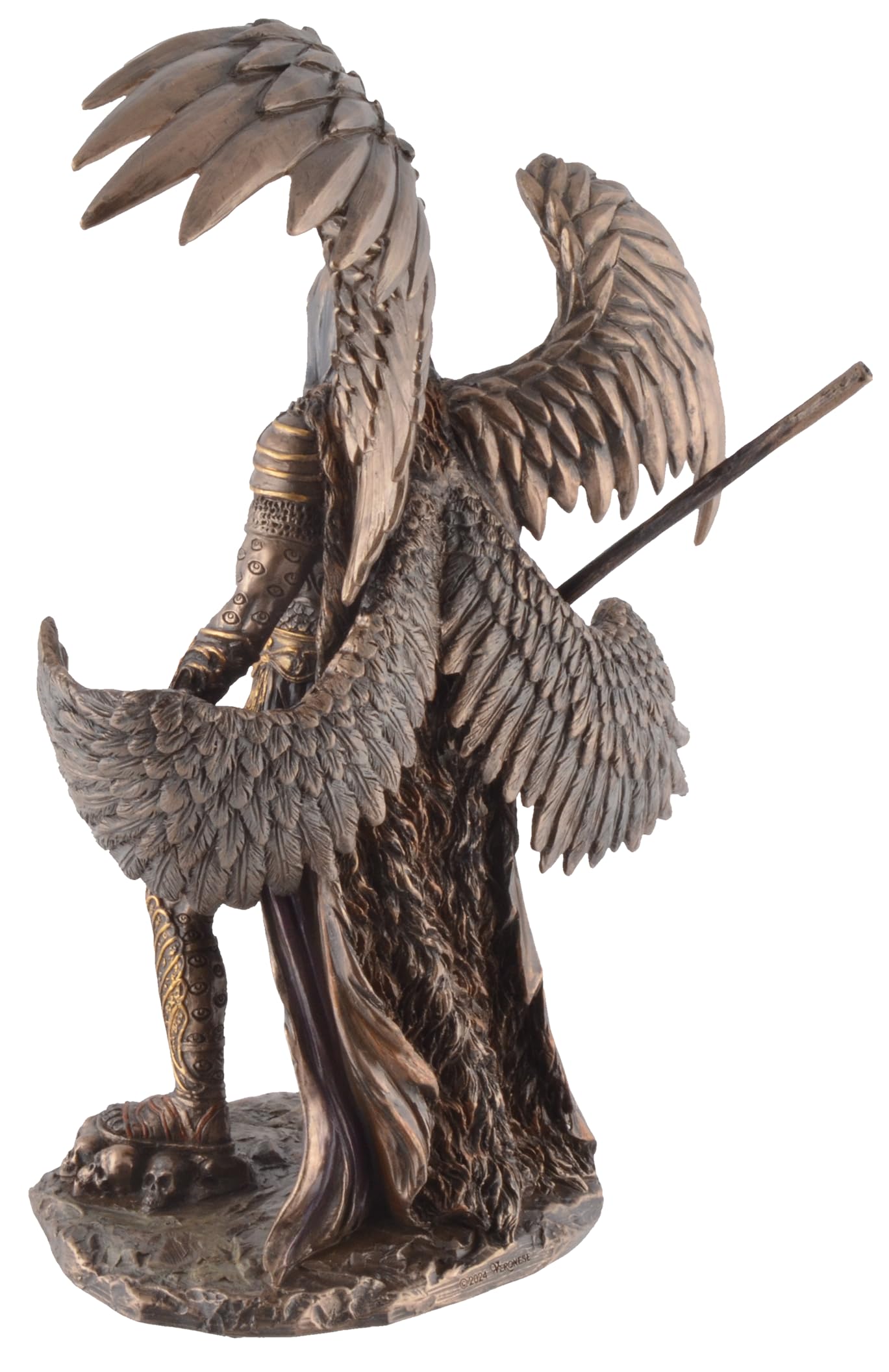Azraele, Arcangelo della morte, in pietra artificiale, color bronzo, collezione Veronese, 708-78385