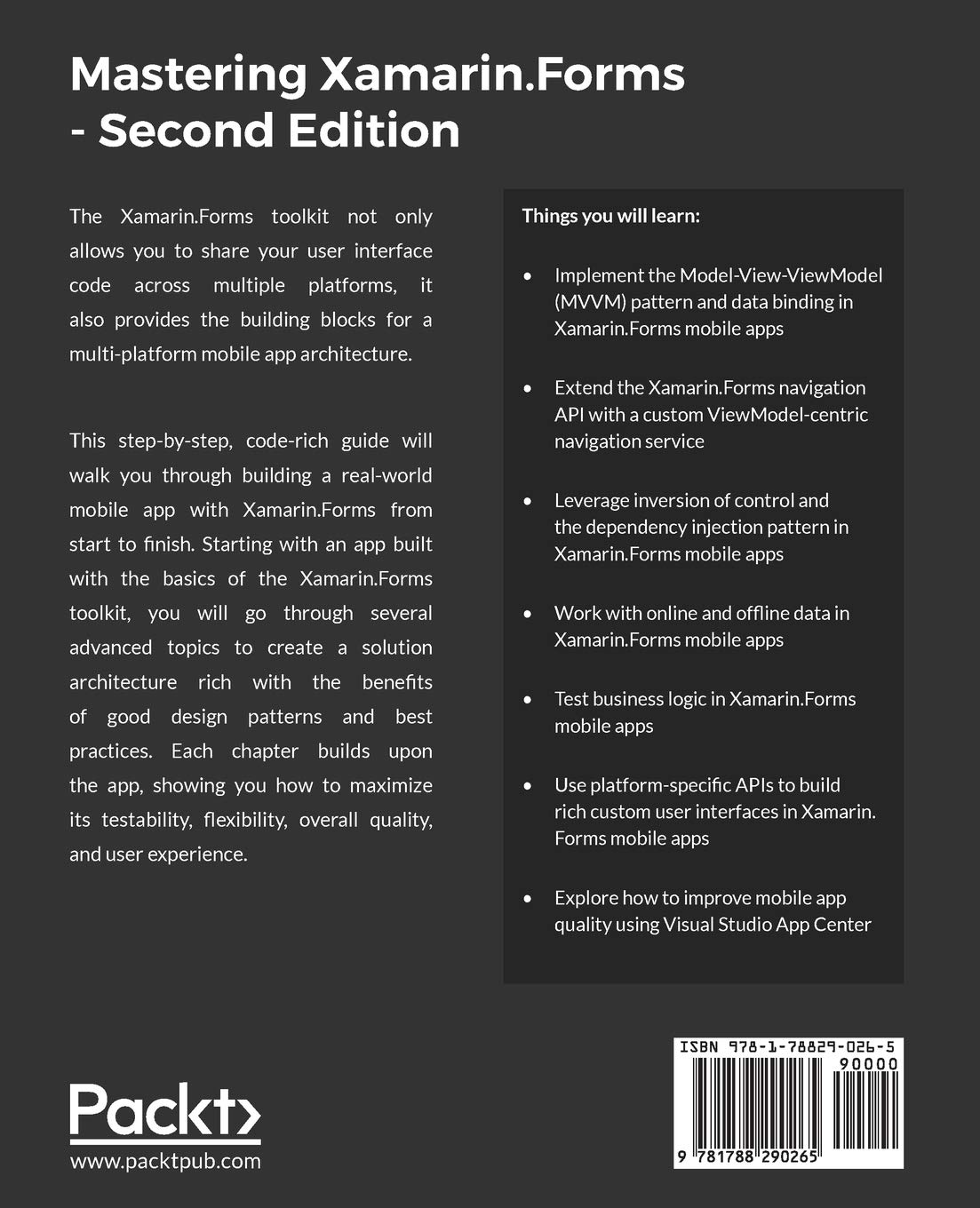 Mastering Xamarin.Forms - Second Edition: Snider, Ed: 9781788290265:  Amazon.com: Books
