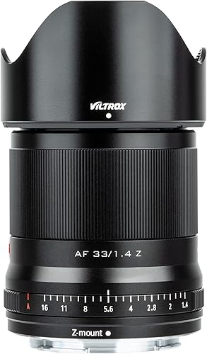 VILTROX AF 33mm f/1.4 Objektiv Nikon Z Mount — priekinis vaizdas