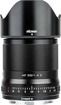 Amazon.com : VILTROX AF 33mm f/1.4 F1.4 Z Lens for Nikon Z Mount