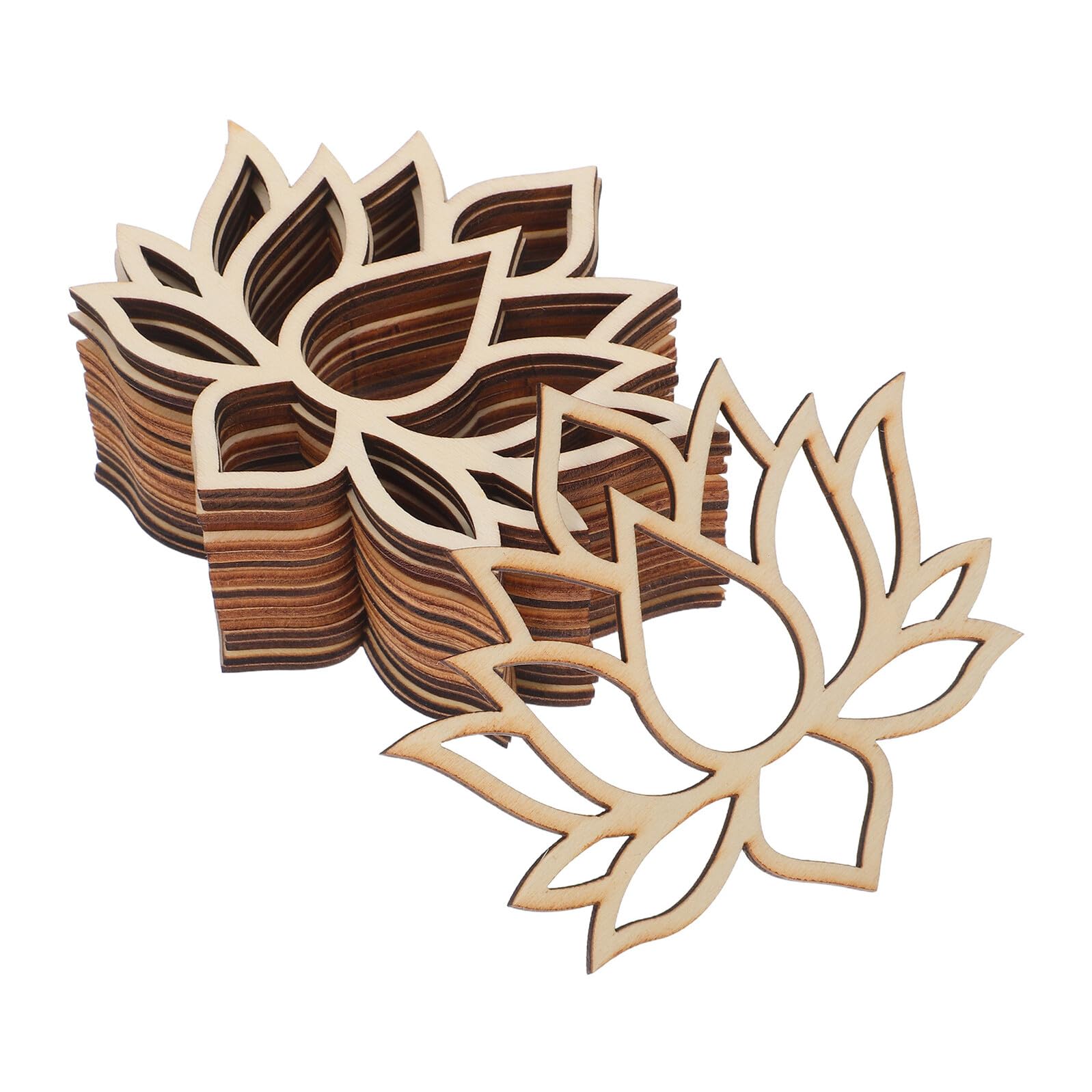 Cercles en bois pour macramé Homoyoyo : cadres lotus en bois naturel pour art mural