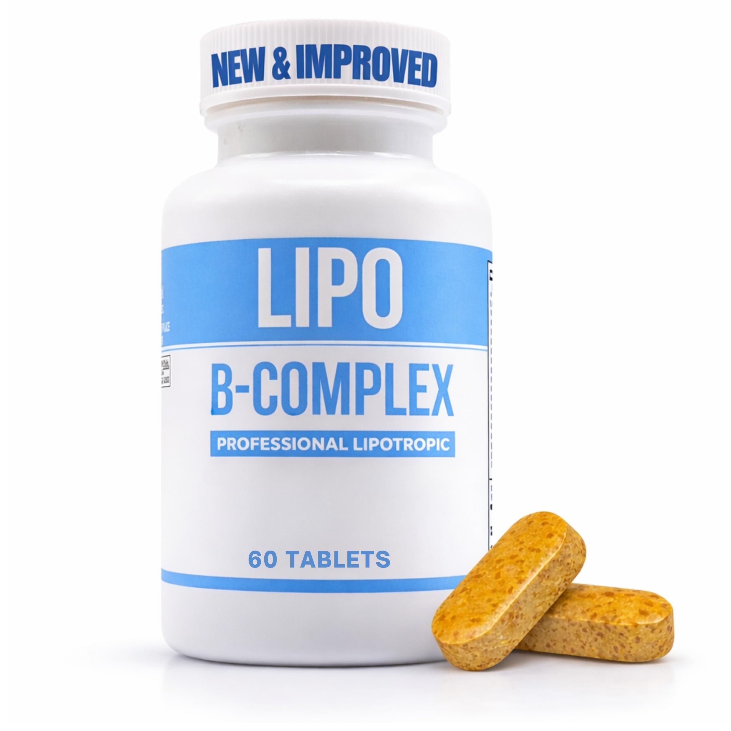 Legere Pharmaceuticals Lipo B-Complex Lipo BC 60 Tablets Manufactured for ES Global Brands