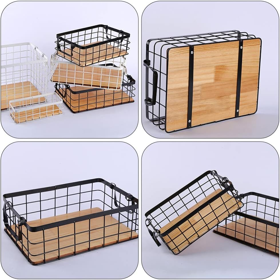 Tiered Fruit Basket Black Storage Basket Iron Fruit Bowl Multi-Purpose Household Storage for Snacks Sweets