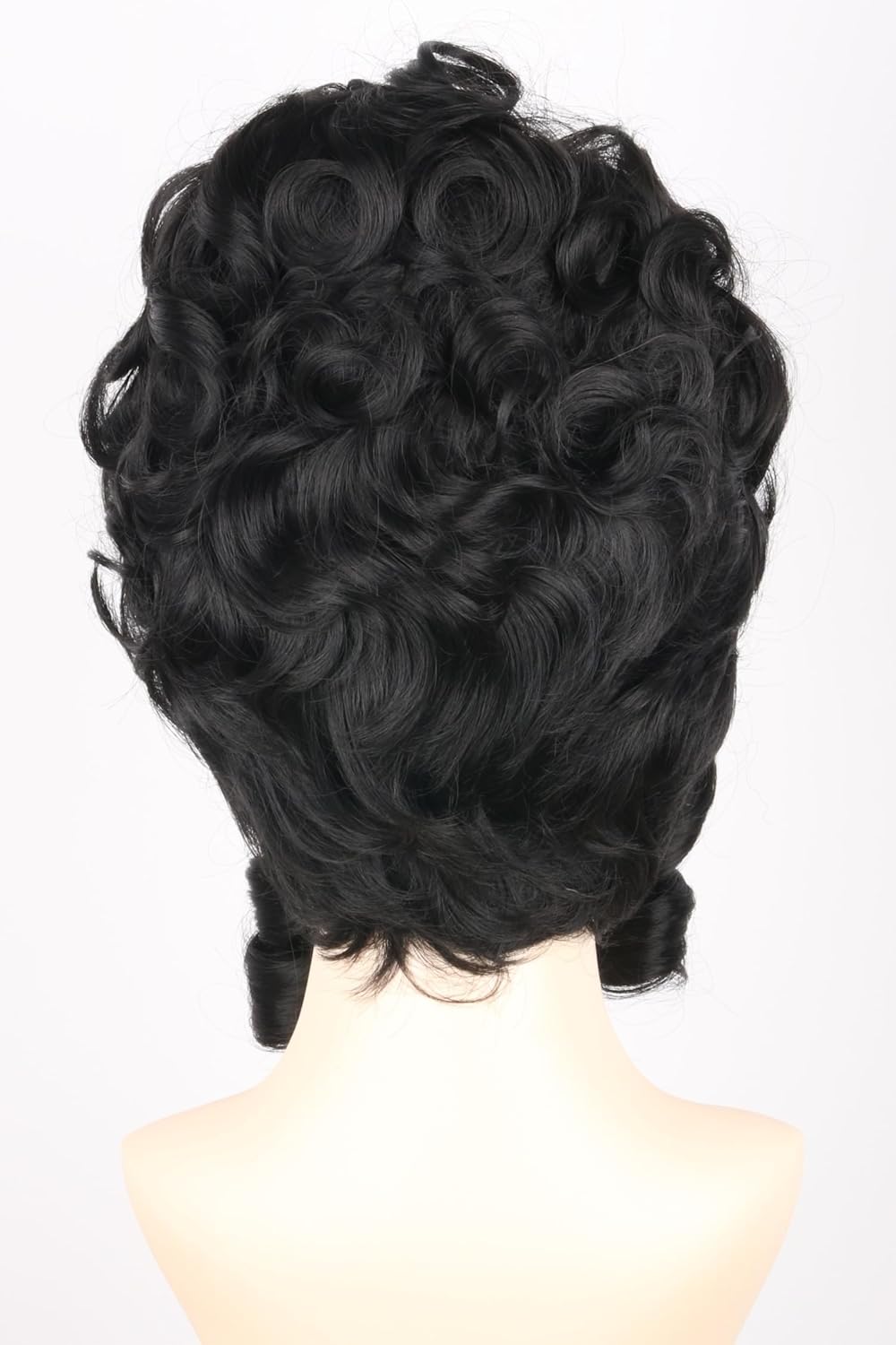 Colonial Wigs for Women Black Victorian Court Vintage Wig Baroque Fluffy Beehive Wigs Halloween Costume Party Dress Wig - Image 5