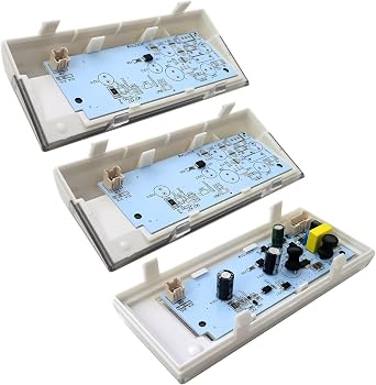 Upgraded 2pcs W10515057 & 1pc W10515058 LED Refrigerators Light Set Fit for Whirlpool WRS322FDAB00 WRS322FDAM04 WRS322FNAE02 WRS325FDAM01 WRS325FNAH00,MUNTICO Replacement