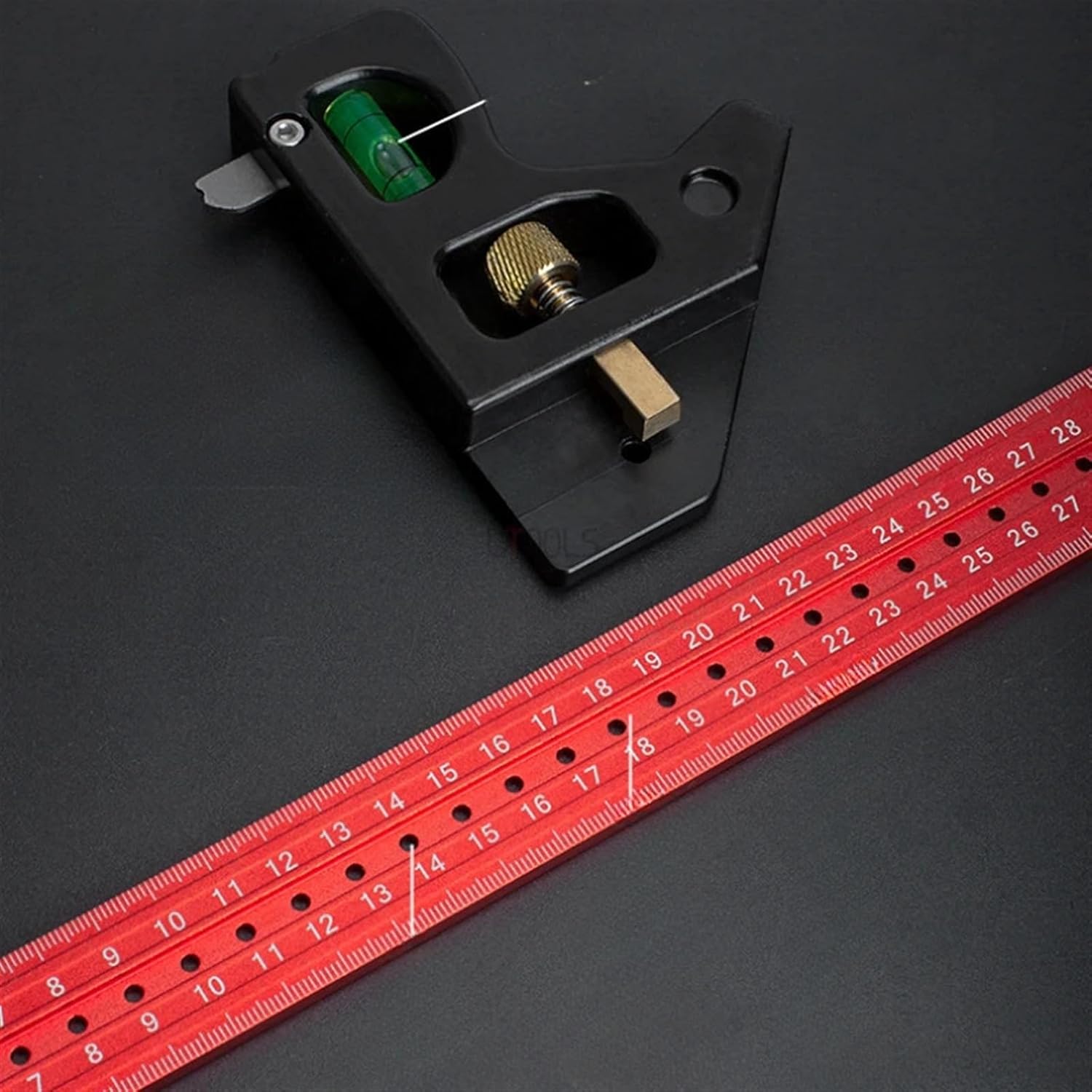 Gauges Heavy Duty High-Precision Woodworking Stainless Steel Multifunction Combined Angle Ruler 30/40cm Long Movable Angle Ruler (Color : 40cm)