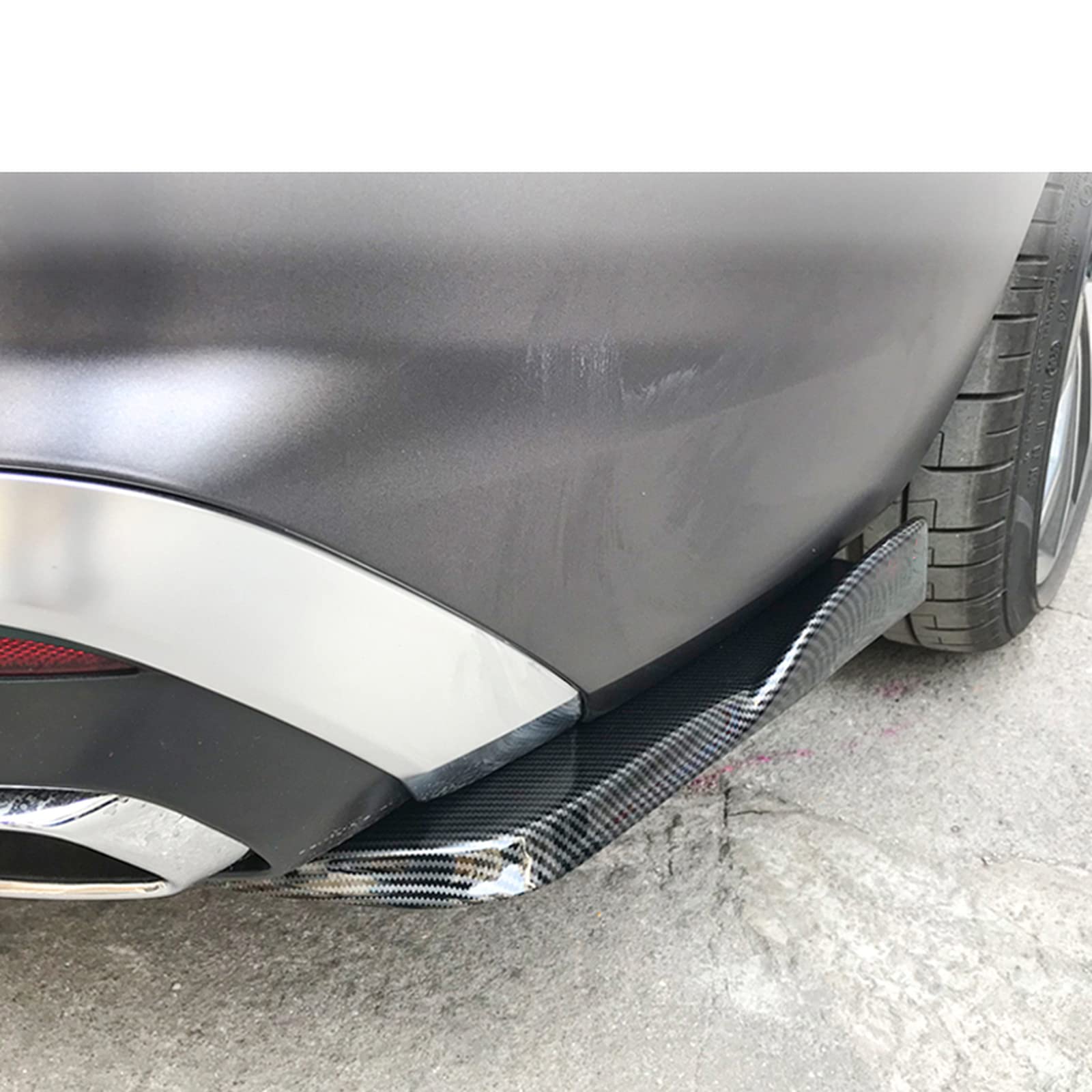 pour Audi A4L 2009 2010 2011-2022, Pare-Chocs arrière de Voiture Spoiler Wrap Protector Garniture Accessoires Bande décorative ABS Kit