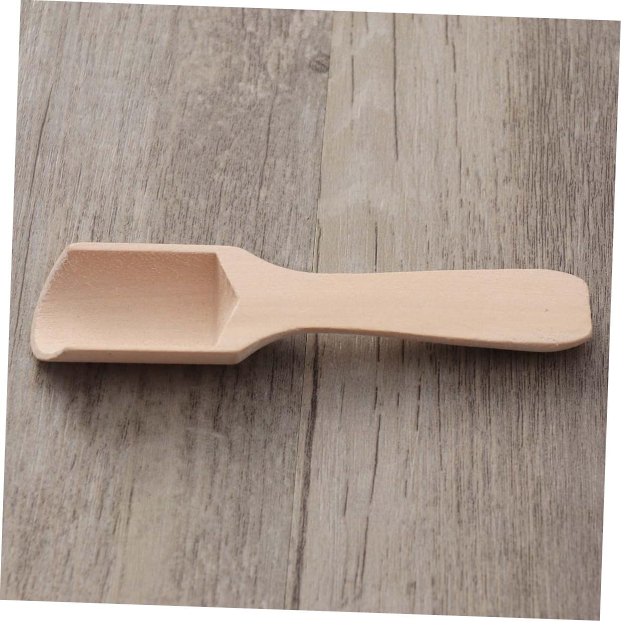 15pcs Wooden Tea Shovels and Salt Scoops Flat Handle 2.8x11cm Tea Spoon Scoops for Kitchen and Teaware Accessories