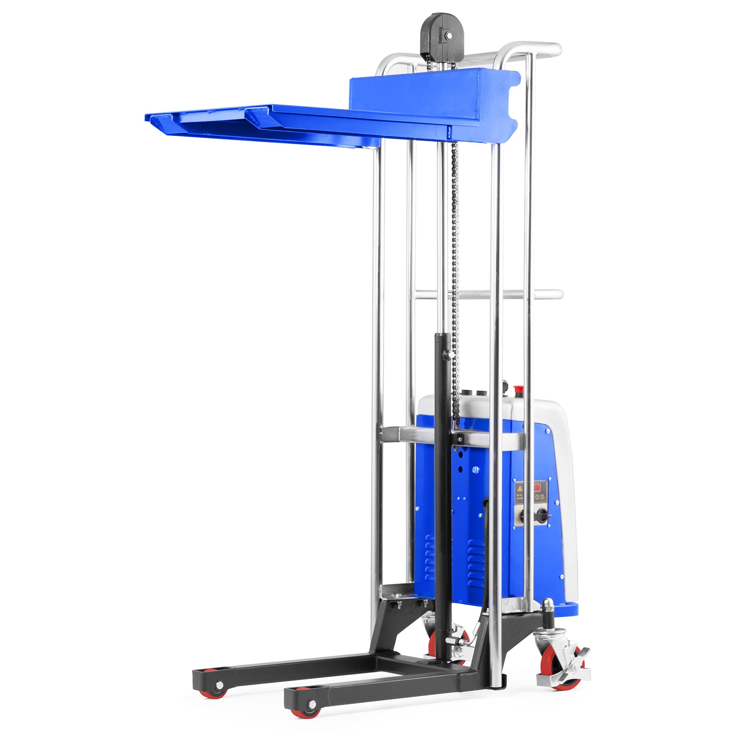 Pallit Elektro Mini Plattformstapler GO-E | 1500 mm Hubhöhe | 400 kg Tragkraft | Hochhubwagen mit abnehmbarer Plattform