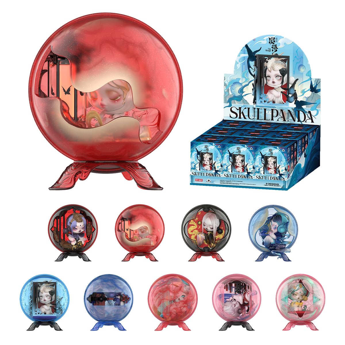 POP MART SKULLPANDA The Mirage Series Figures Anime Action Figures