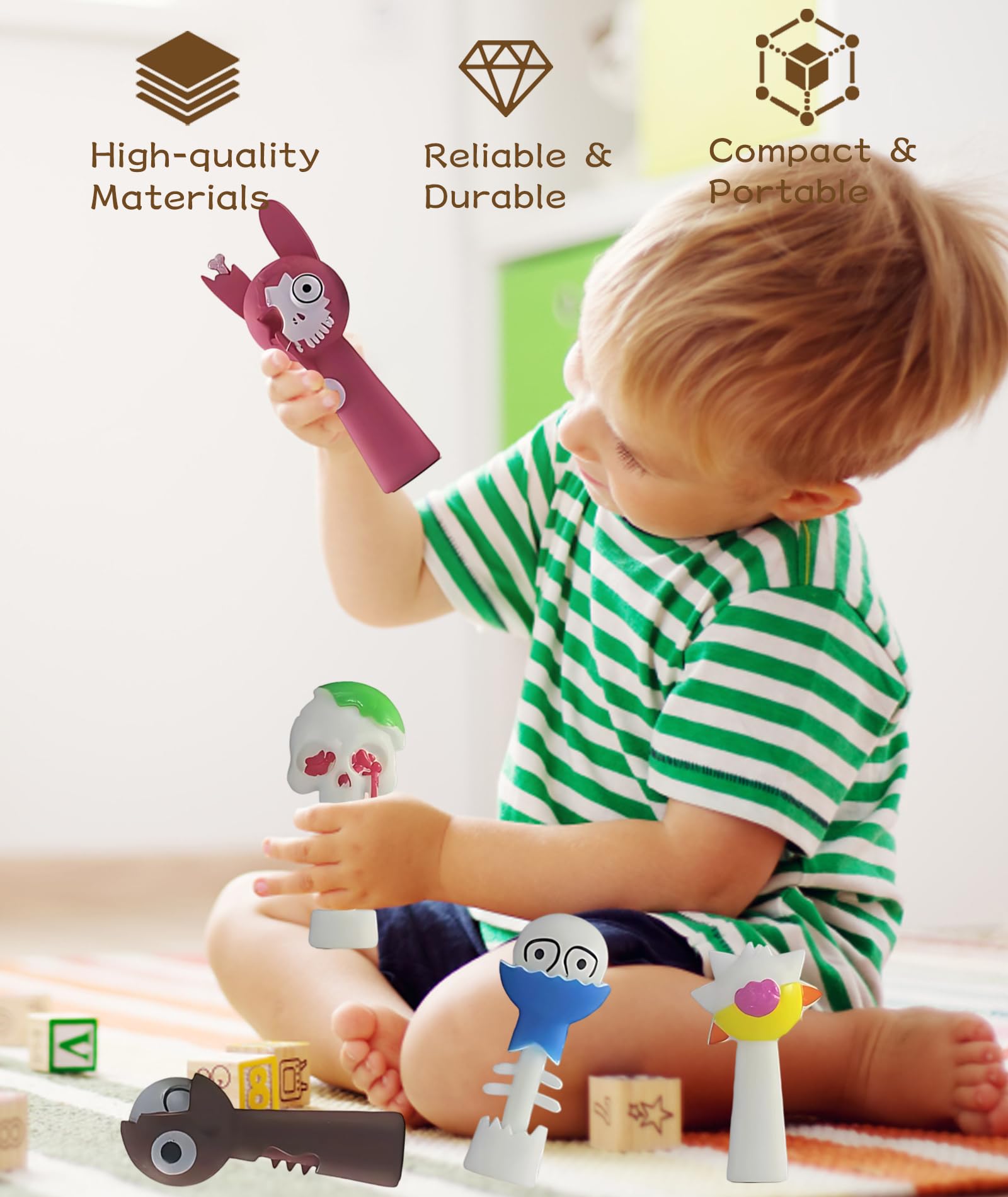 12Pcs Action Figure, Fidget Toy, Cute and Funny Cartoon Figurines with 12 Different Expression for Kids Perfect for Toy Enthusiasts and Collectors for Toys & Hobbies 1