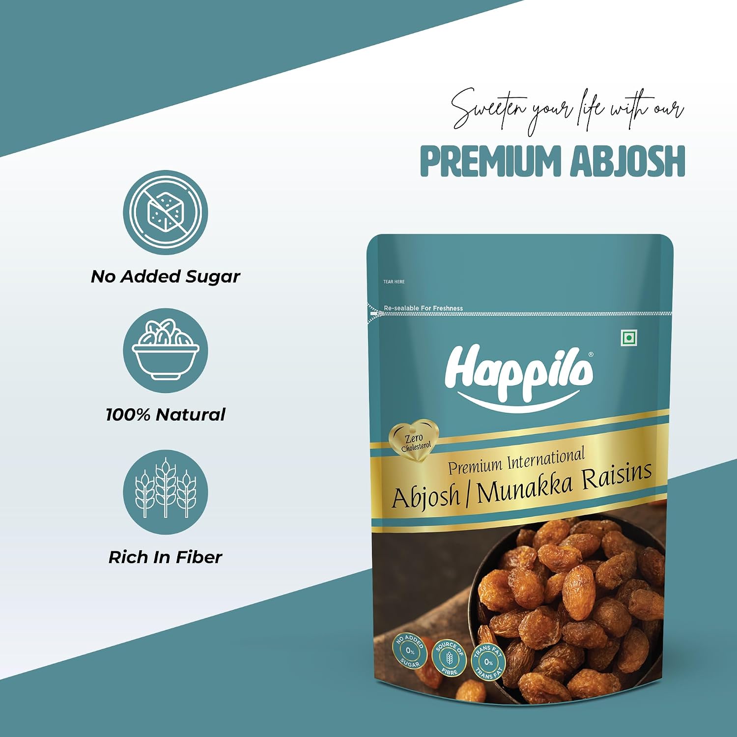 Happilo Premium Golden Raisins 200g