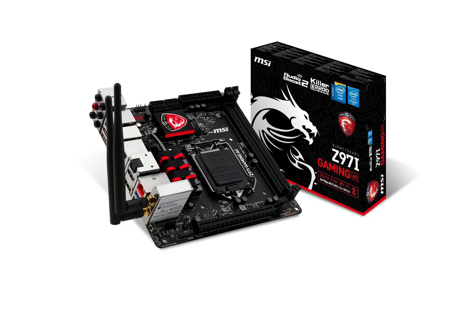Msi Mini Itx Ddr3 2600 Lga 1150 Motherboards Z97i Gaming