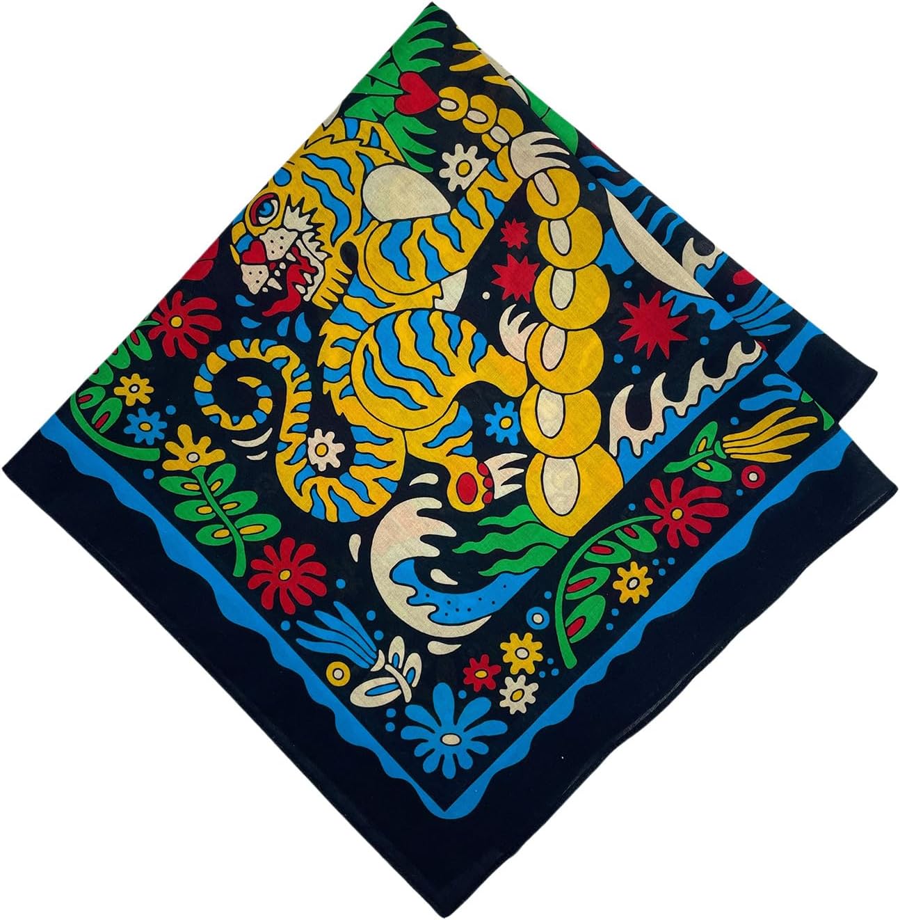 Hiphop Styles Bandana Handkerchief Street Dance Durability Square Headscarf For Men And Women