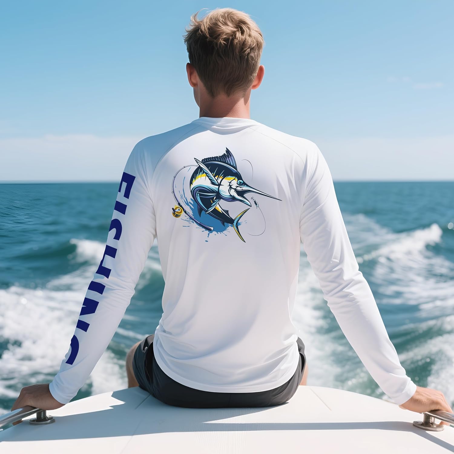 2 Pack Fishing Shirts for Men Long Sleeve UPF 50+ Sun Protection Shirt Moisture Wicking Rash Guard T-Shirt S - Image 6