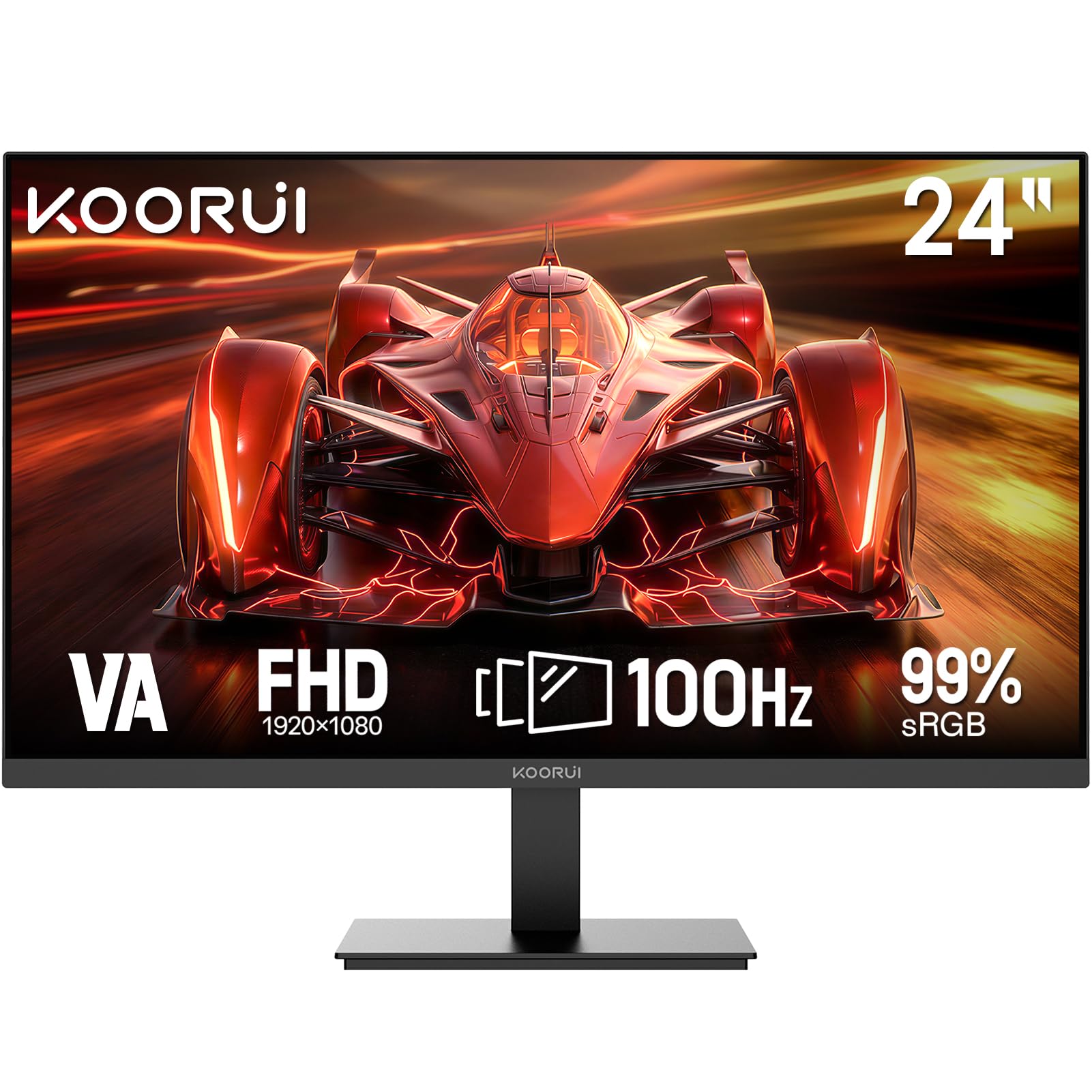 KOORUI 27 inch QHD Gaming Monitor（2560x1440p） Fast IPS, 200Hz, HDR400, 1ms,Adaptive FreeSync,VESA, Black Support DP & HDMI G2721P — view 12