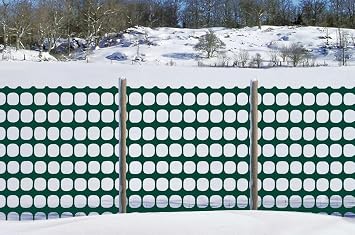 TENAX Snow Guard Safety Fence - Safety Fence, Snow Guard Fence - 4-Ft x 100-Ft - Plastic