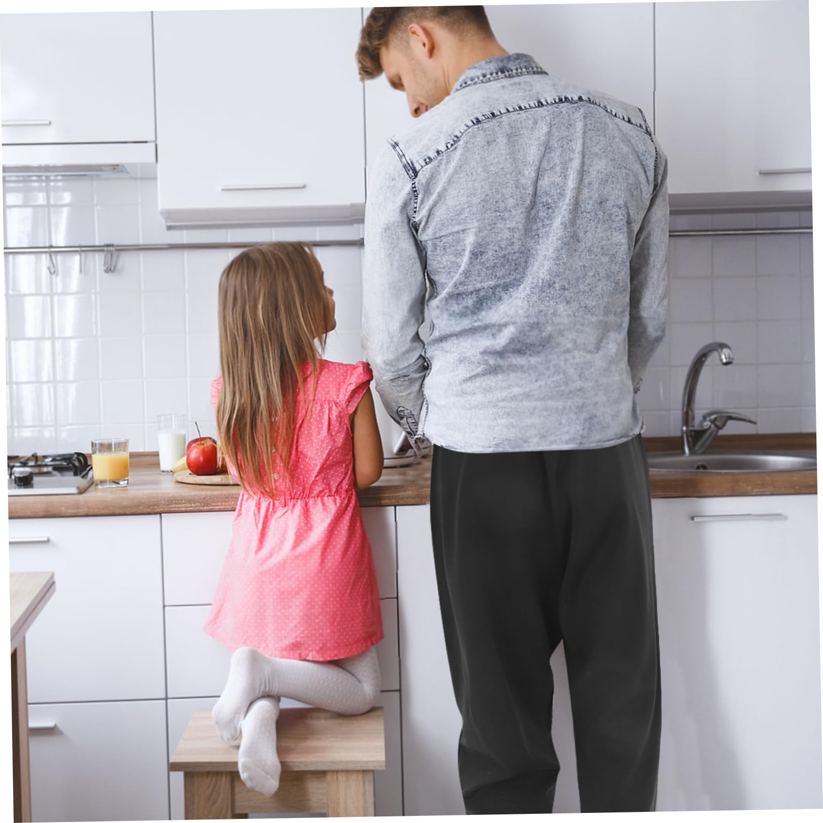 Pantaloni Chef Uomo Traspiranti in Resistente Macchie e Olio Vita Elastico con Coulisse Cargo Cucina Professionale