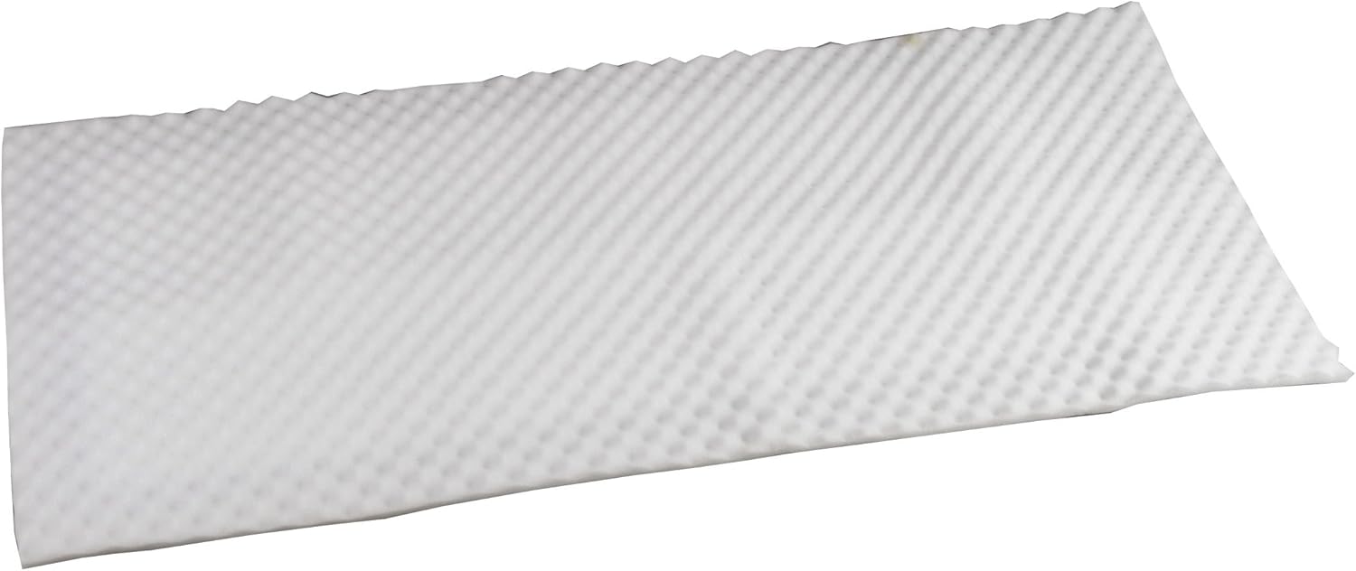 Convoluted Mattress Pad, Cream Color