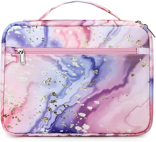 Fundas para la Biblia para mujer, funda para la Biblia para niñas, bolsas de la Biblia para niños, funda de transporte con asa, estuche de