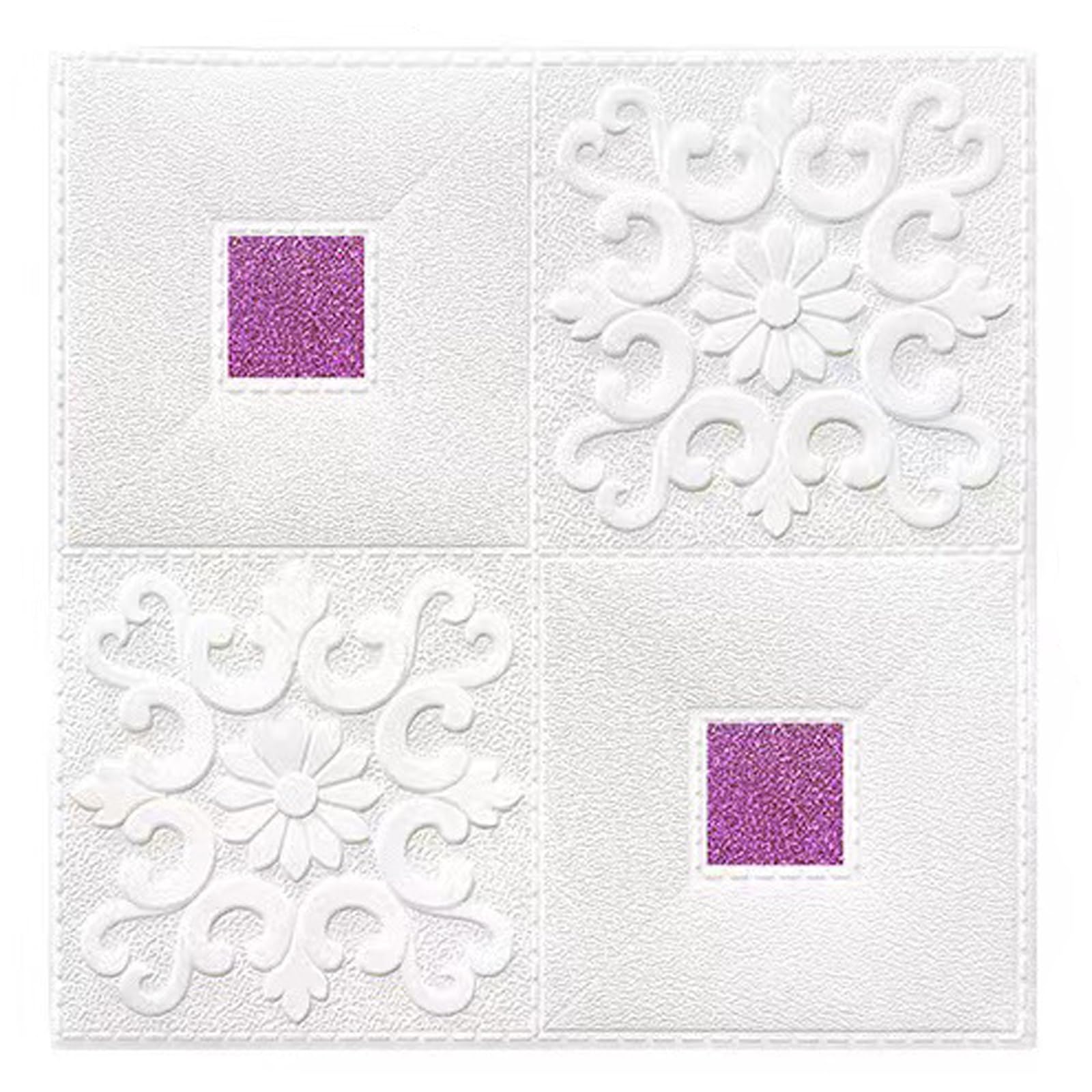 Techos Decorativos Sin Pegamento,Baldosas De Techo PVC Autoadhesivas,Paneles Suspendidos, Azulejos,Flexibles Y Resistentes A Grietas,Para Residencial/Baño/Cocina(Style a,50-pcs 35 * 35cm)