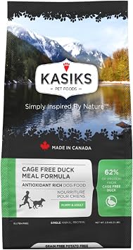 FirstMate KASIKS Free Run Chicken Meal Dog Food, Grain Free Dry Dog Food, Single Meat Protein, Potato Free, High Fibre Natural Dog Food with Coconut & Kale, 5 lb Bag