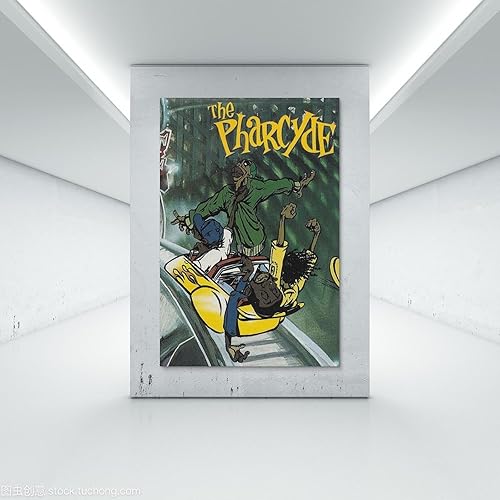 Miniatura 7 de HLUSSBLIEB Bizarre Ride II The Pharcyde - Póster en lienzo para pared, para sala de estar, dormitorio, decoración del hogar, 12 x 18 pulgadas