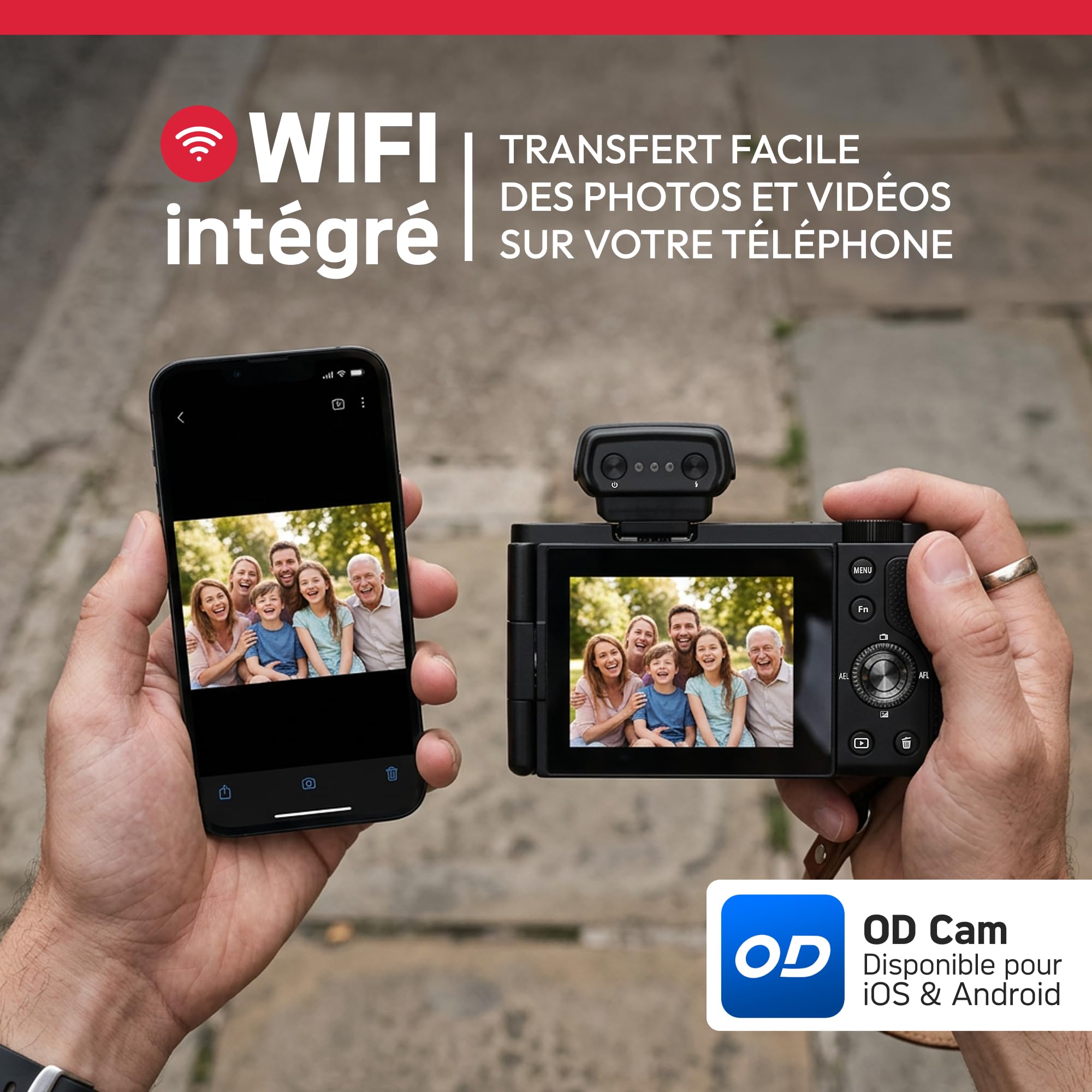 AGFAPHOTO Realishot C110 - Compact Digital Camera écran articulé - Noir