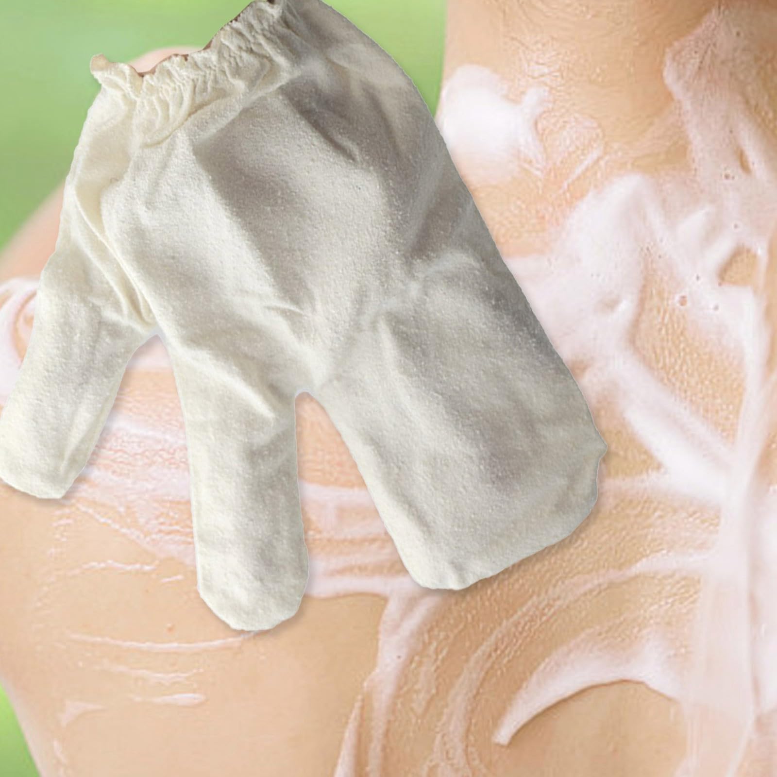 Garshana Gloves, Garshana Gloves for The Lymphatic System, Garshana Gloves Raw Silk Massage Gloves Ayurvedic Massage, Garshana Gloves Raw Silk for Bathing, Wash Face and Exfoliating (3 Pairs)