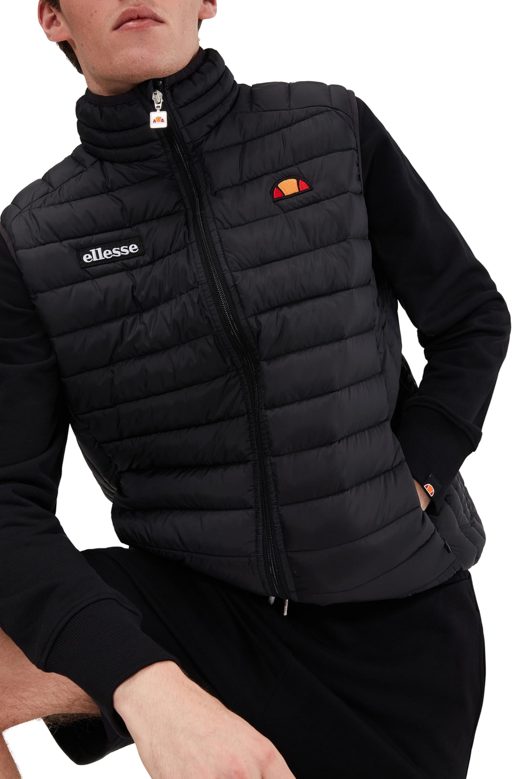 Ellesse Męski Kamizelka Bardy, Black