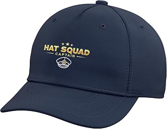 Hat Squad Captain Cool Headwear for Men Adjustable Baseball Hat