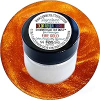 Vista 137 de Purpurina comestible para bebidas, espolvoreador de 3 gramos (rojo)