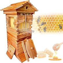 Self-Flow Beehive Kit with Observation Window & Honey Spout