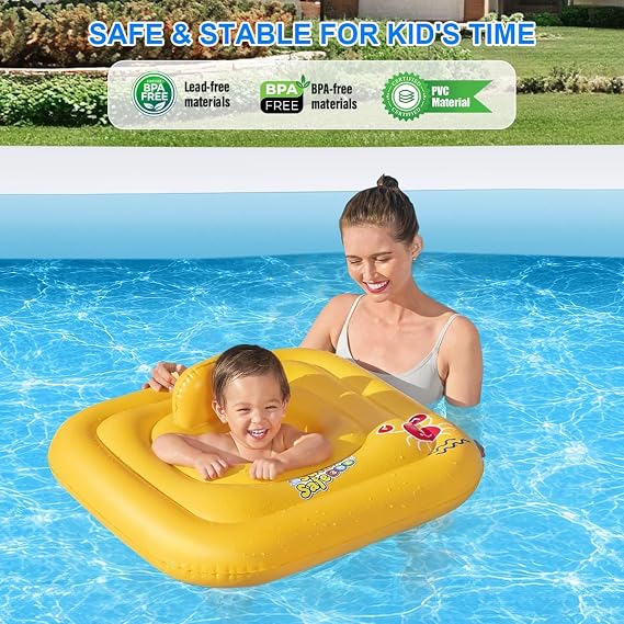 Large Inflatable Swimming Pool 145 x 74 x 22 Family Size Blow Up Pool for Adults & Kids, Oversized Backyard Kiddie Pool for Outdoor, Garden, Summer Water Party