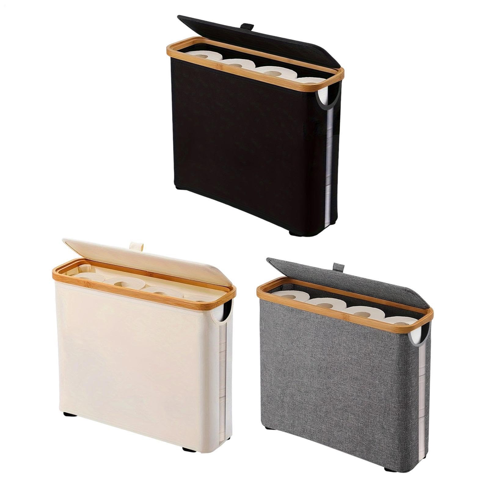 Organisateur à Papier Toilette pour Salle de Bain Conteneur Pliable