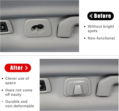 Miniatura 10 de Augeny 1 Pair Car Interior Roof Hooks, Plastic Auto Clothes Hanger Hooks Compatible with XC40 XC60 XC90 S60 S90 V60 V90, Car Essentials Hooks for