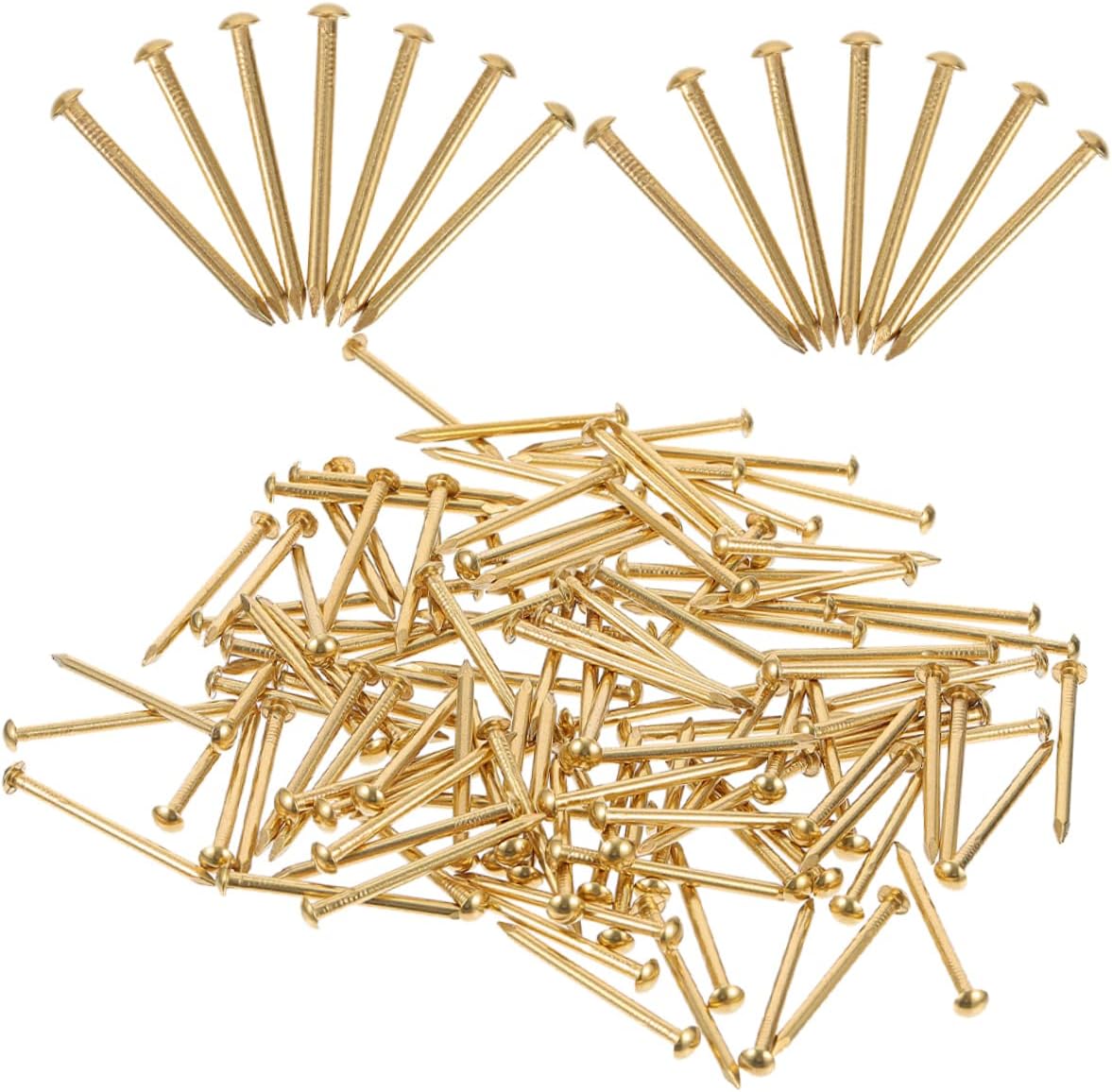 2030pcs Copper Nails for Hanging Pictures Copper Fixing Nails for Furniture and Crafts for Use