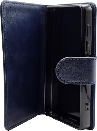 Samvix iPlatinum Leather Case for Music Q5 (Blue)
