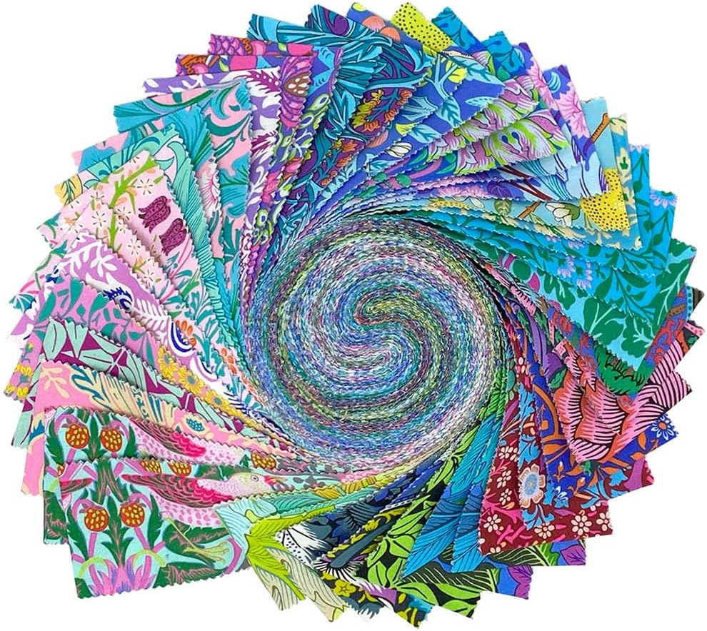Kaffe Fassett x The Original Morris & Co. Design Roll 40 2.5-inch Strips Jelly Roll FreeSpirit