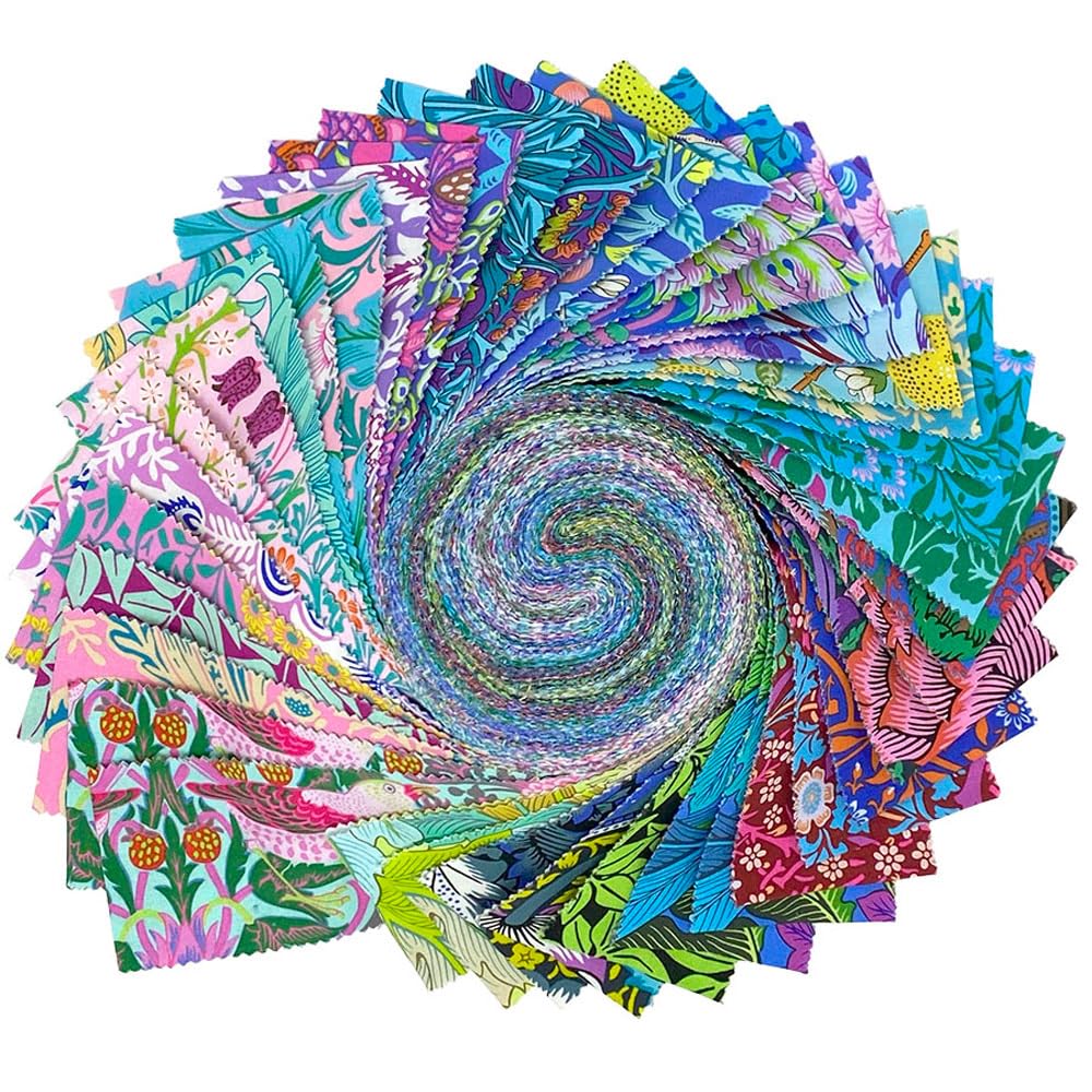 Kaffe Fassett x The Original Morris & Co. Design Roll 40 2.5-inch Strips Jelly Roll FreeSpirit
