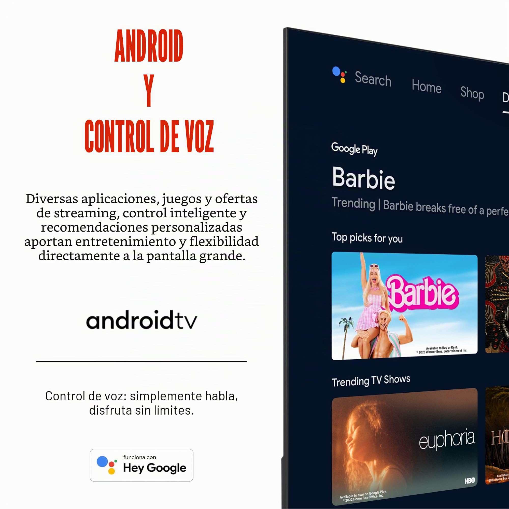 TELEFUNKEN QLED TV 32 pulgadas Smart TV Android TV Full HD, HDR TV con sintonizador triple integrado, QLED TV D32Q751X2CW (2026)