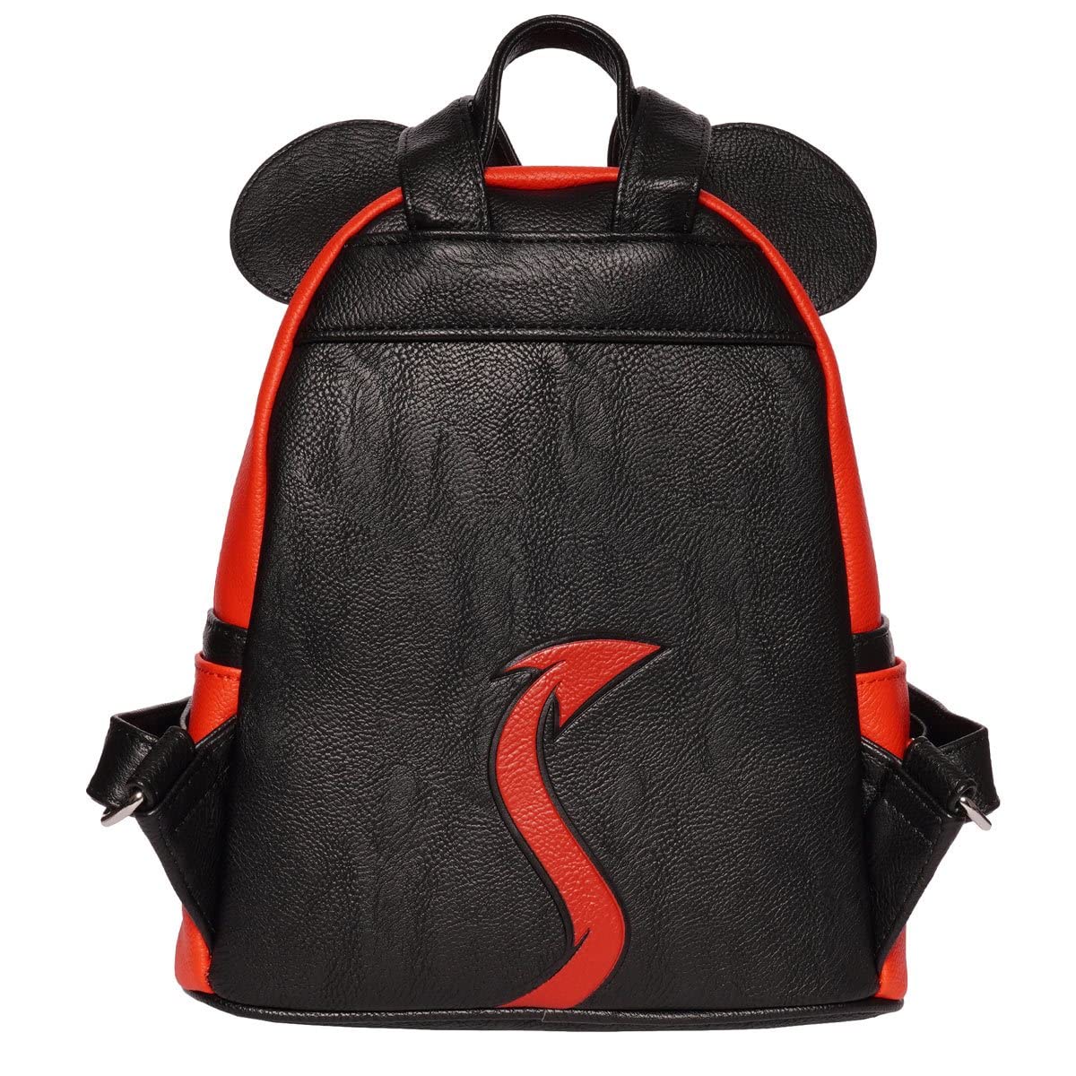Loungefly Disney Mickey Mouse Devil Mickey Mini Mochila - Entertainment Earth Exclusive, Varios colores, W 9" x H 10" x D 4.5", Loungefly Disney Mickey Mouse Devil Mickey Mini Mochila - Entertainment