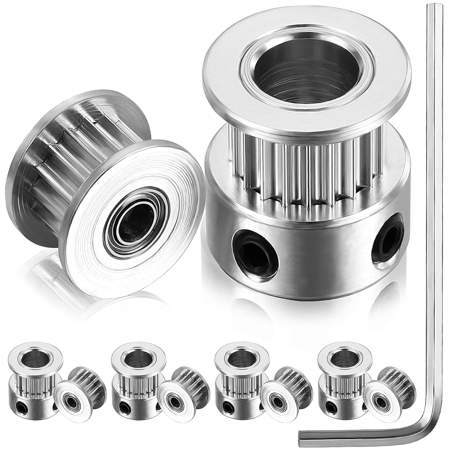 Angoily Idler Pulleys Timing Belt Pulleys Aluminum Alloy Synchronous