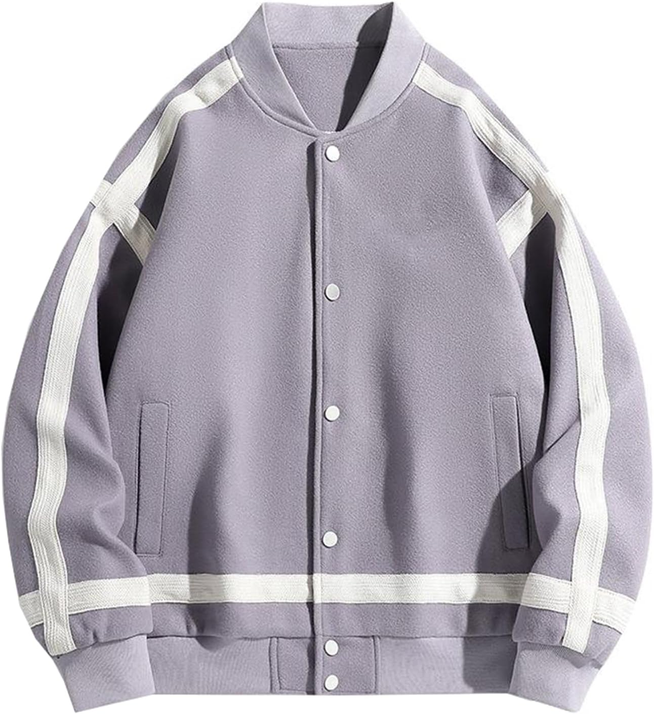 Men's Color-Block Youth Sport Casual Jacket for Spring and Fall