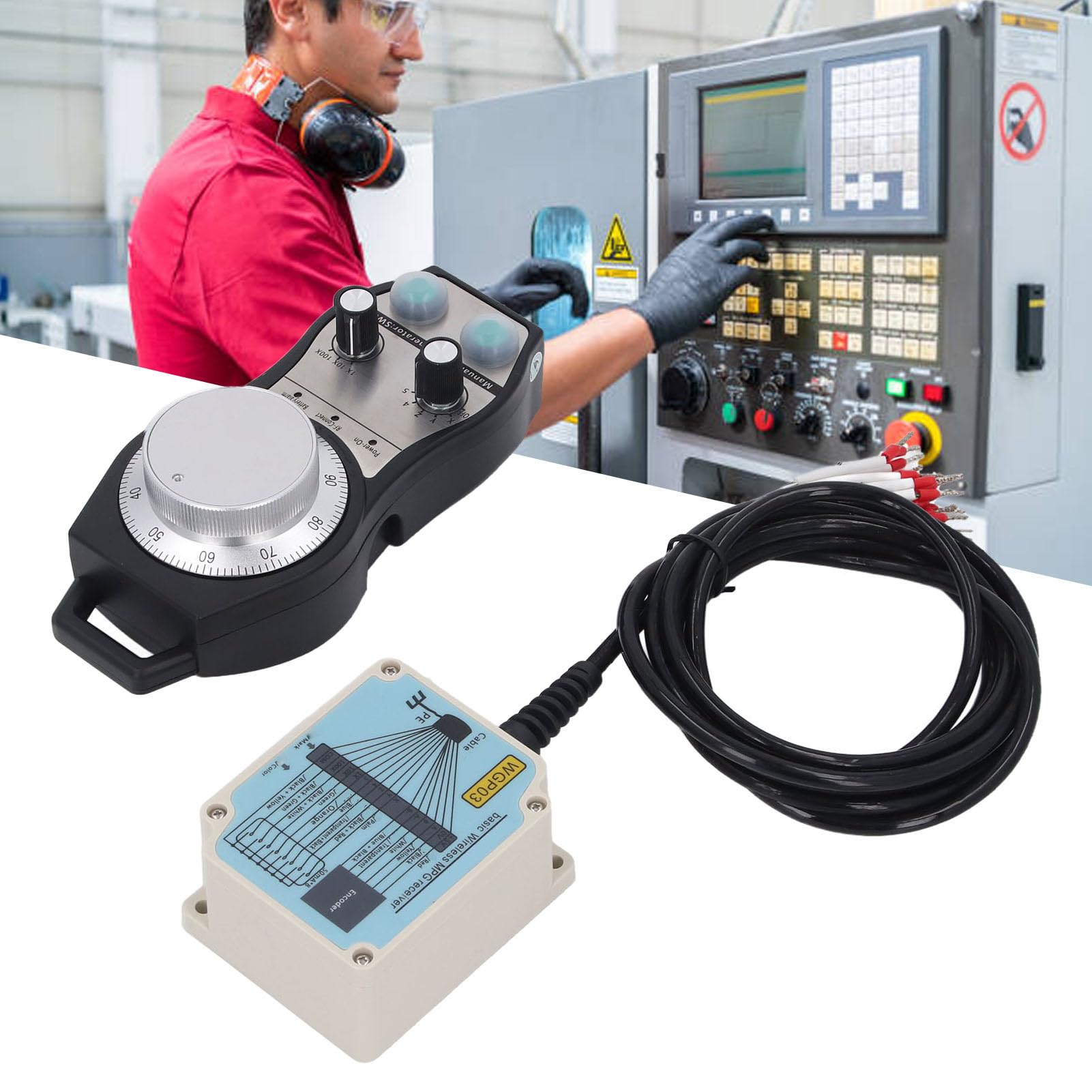 Cocoarm Volant CNC 5 Axes Sans Fil 433MHz 60m Noir