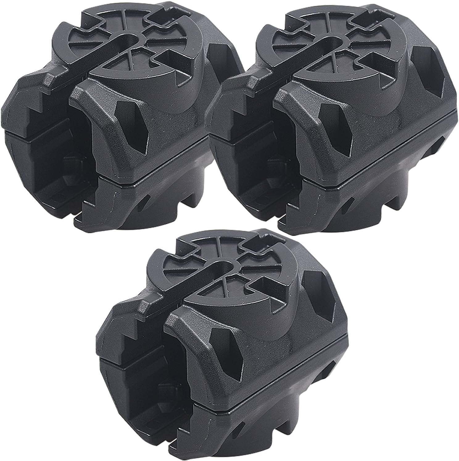 Kayak Rail Adapter, Compatible with Hobie H-Rail - Kayak Fishing Accessories - Black