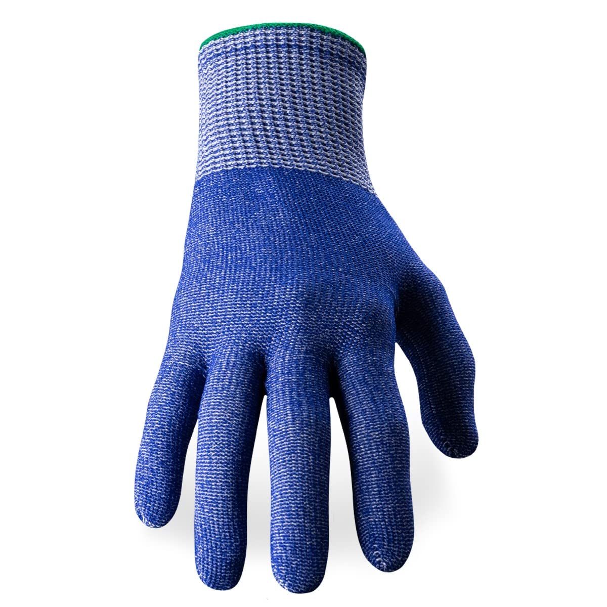 HexArmor Helix 3033 High-Cut Food Safe Gloves – ANSI A5 Cut Protection, 18-Gauge Precision Fit, Blue Nitrile Foam Palm Grip, Fluid-Resistant Coating, Reinforced Thumb Crotch | Small
