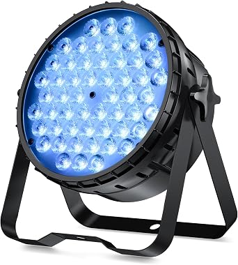BETOPPER Stage Lights for Parties, 54x3W LED Par Light RGB, DMX DJ Lights Sound Activated,Strobe Wash Lighting for Party, Wedding, Club, Concert and Festival